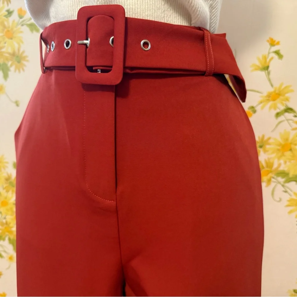 NWT Women's Suit 2 Piece Set Office Blazer and High Waist Pants Dressy Outfit - Picture 9 of 16